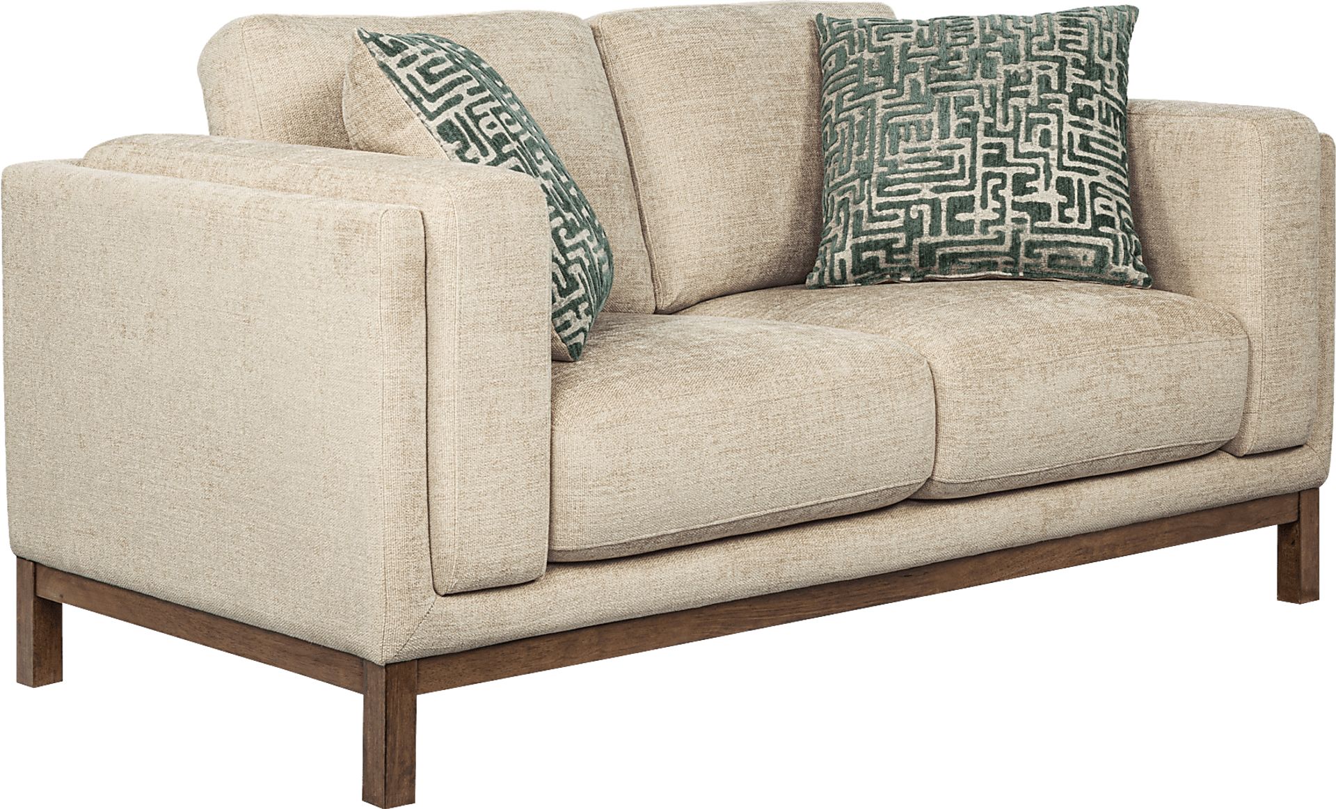 Elena Court Beige Loveseat - Image 3