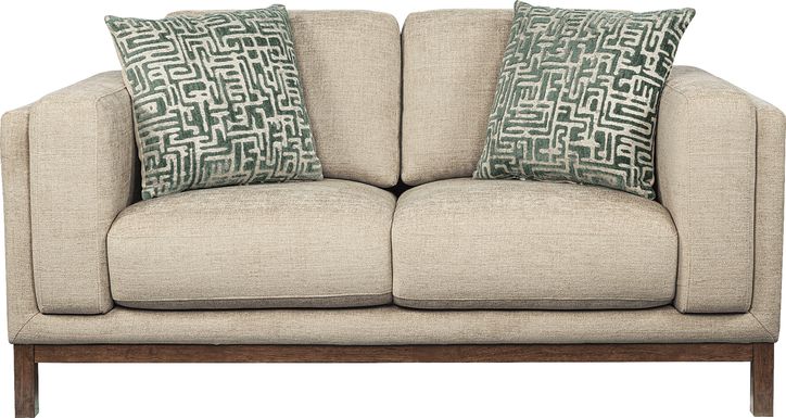 Elena Court Beige Loveseat
