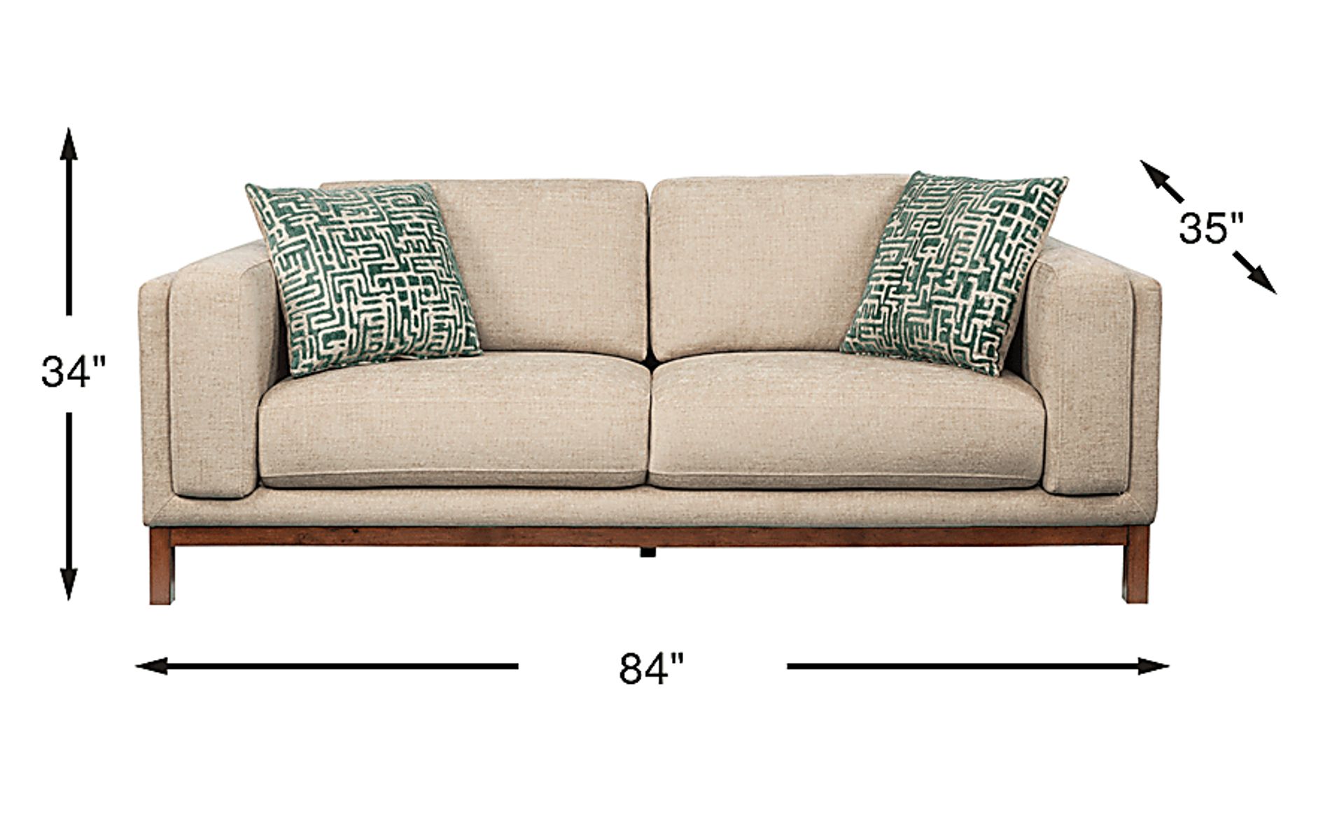 Dimension Image. Please refer to the Dimension Tab on this page for dimension details.