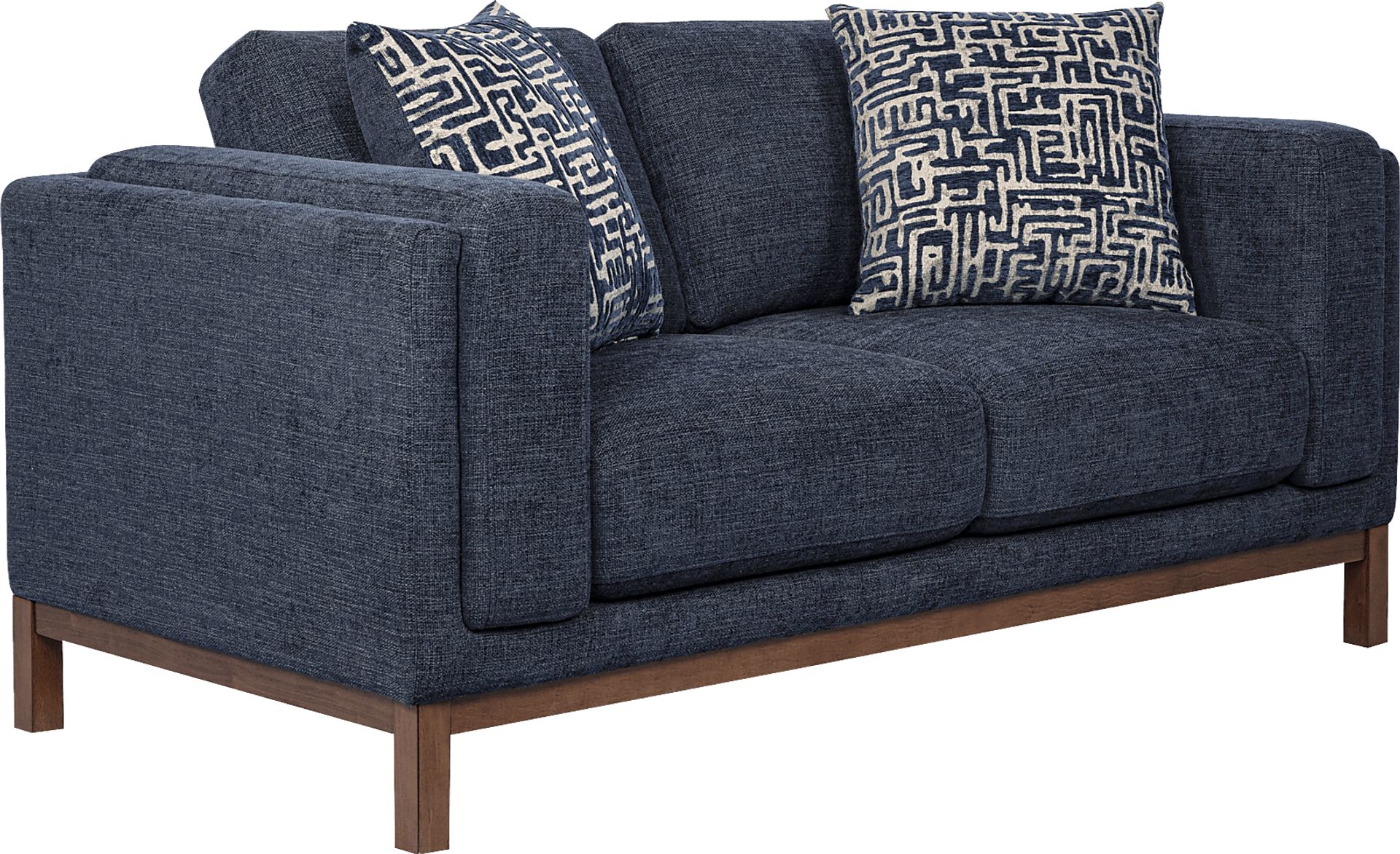 Elena Court Blue Loveseat - Image 3