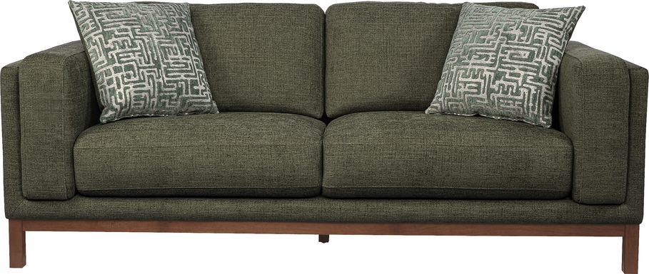 Elena Court Green Sofa