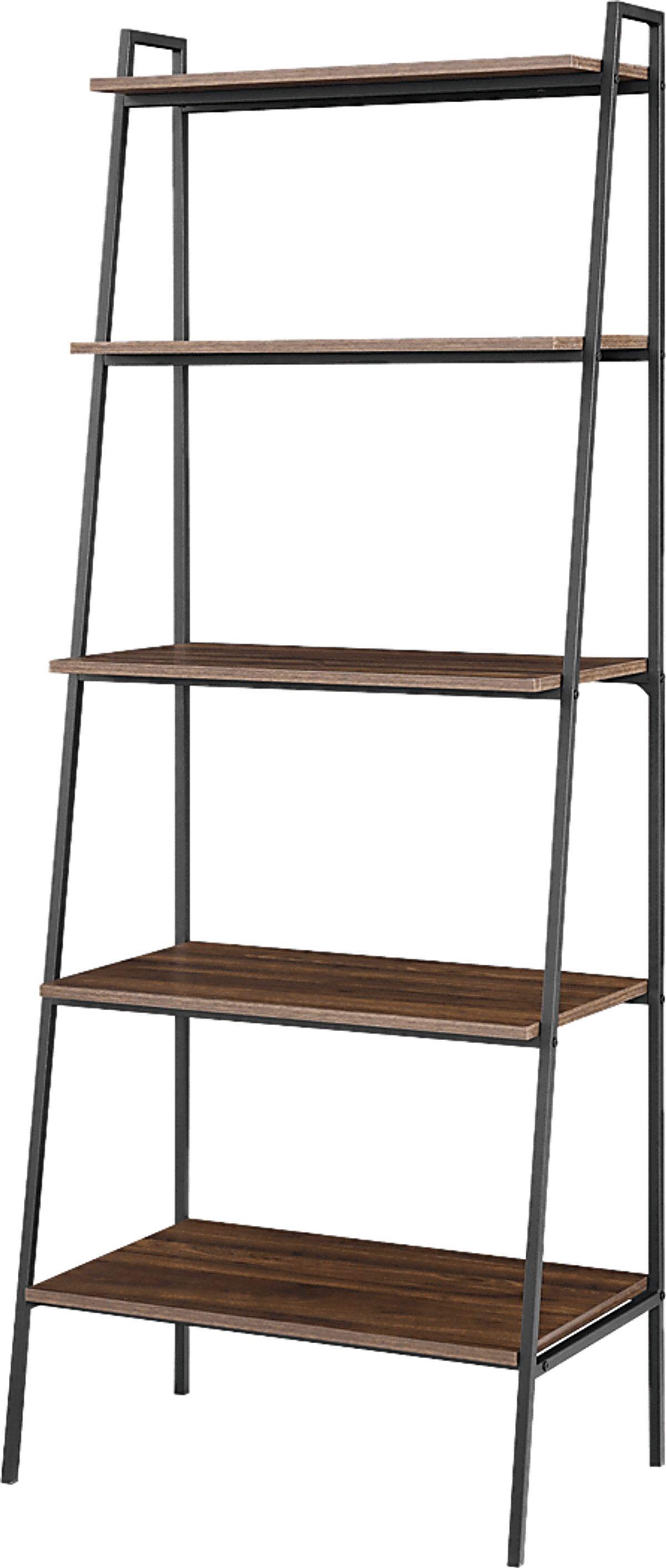 Elendil Brown Dark Wood Bookcase Rooms to Go