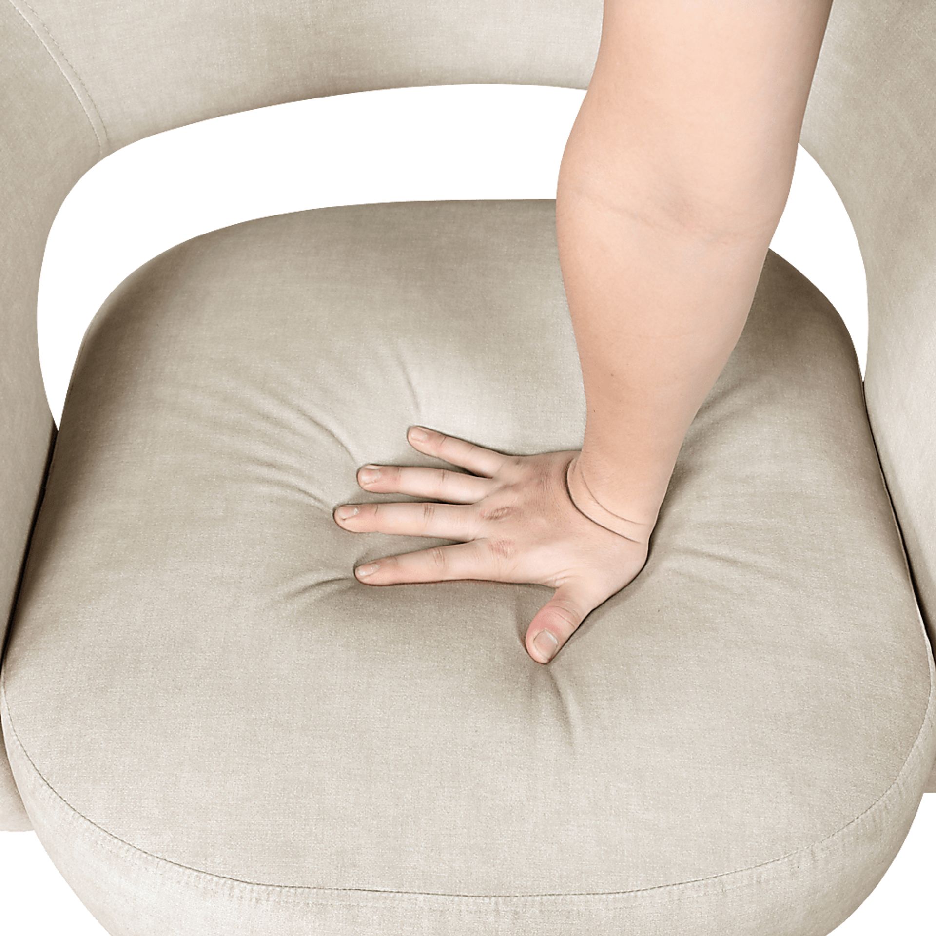 Elenoh Beige Accent Chair - Image 5
