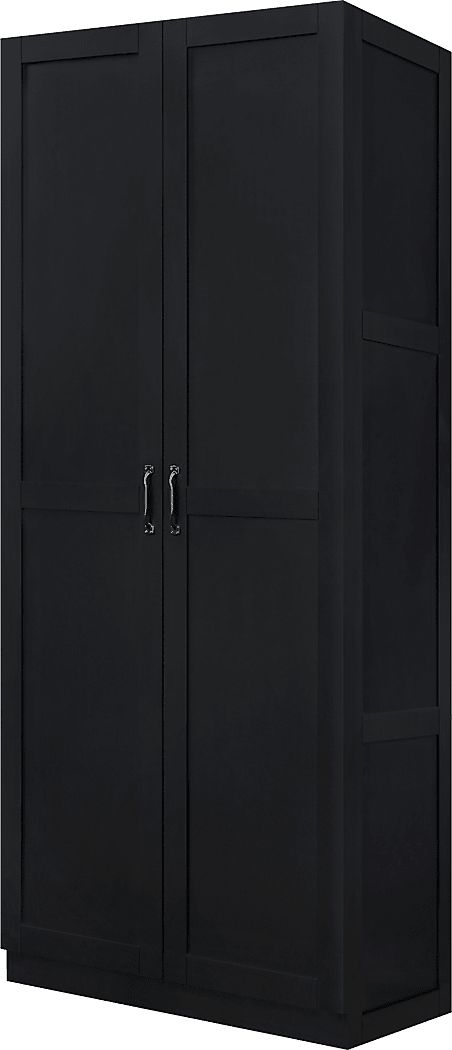 Elerton Black Storage Accent Cabinet