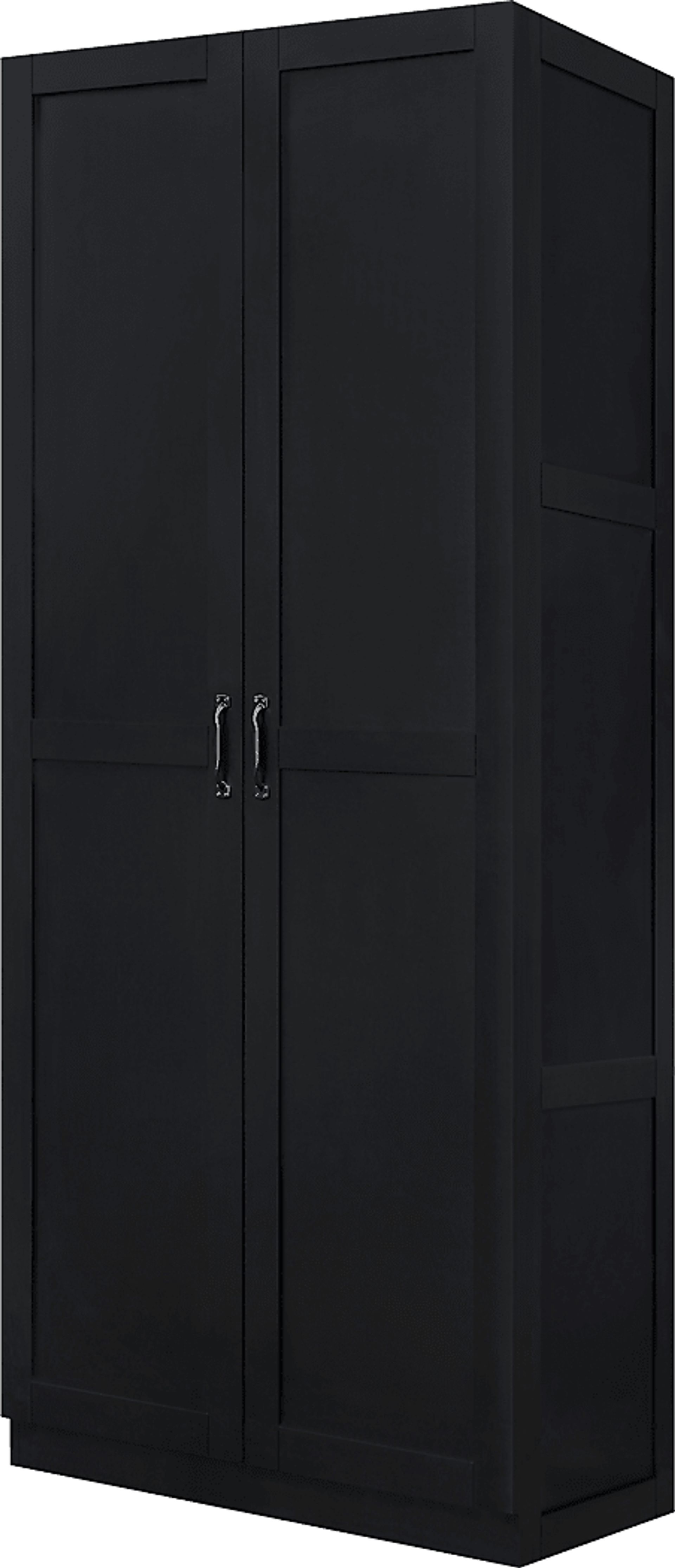 Elerton Black Storage Accent Cabinet - Image 1