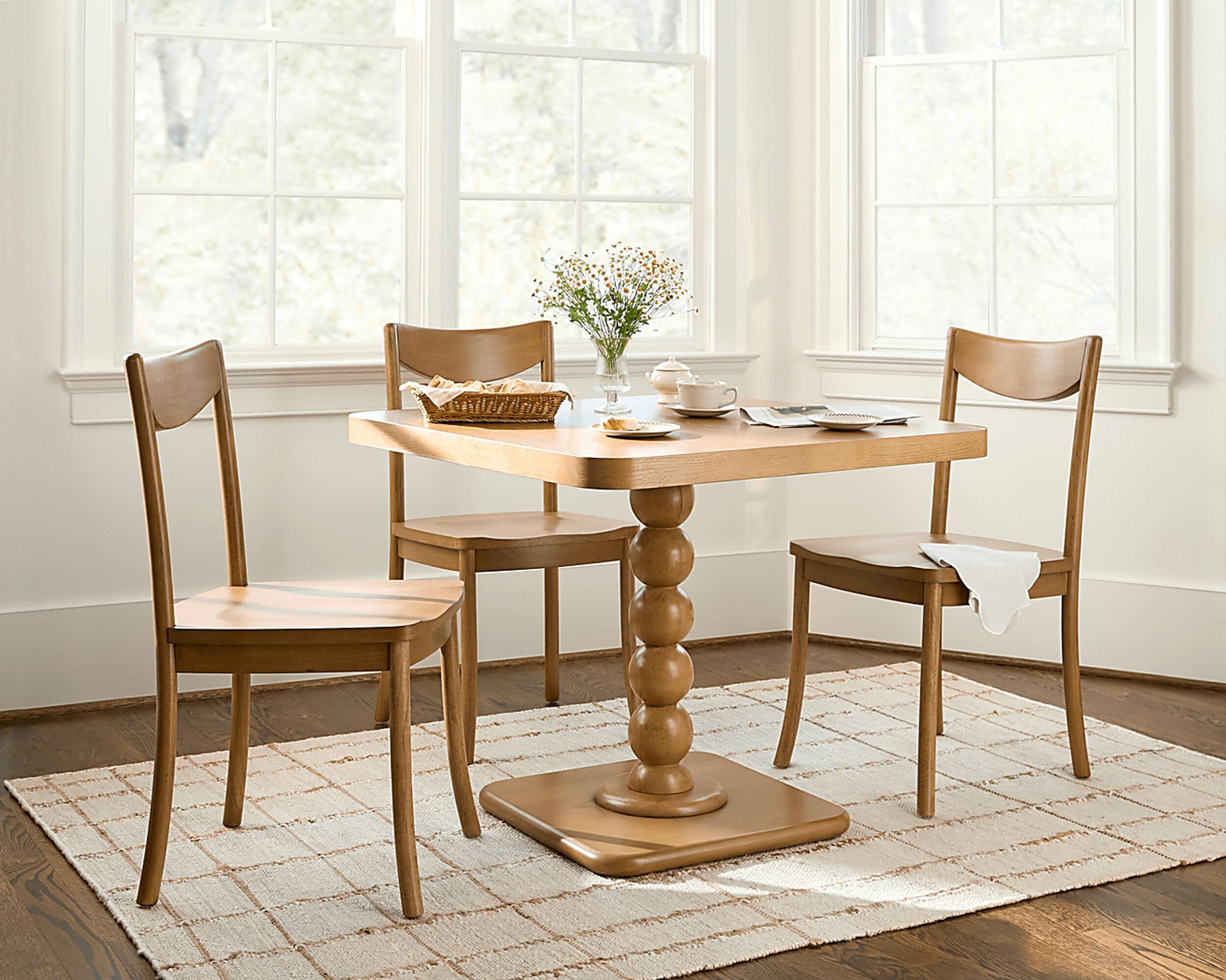 Eleysa Brown Side Chair, Set of 2 - Image 2