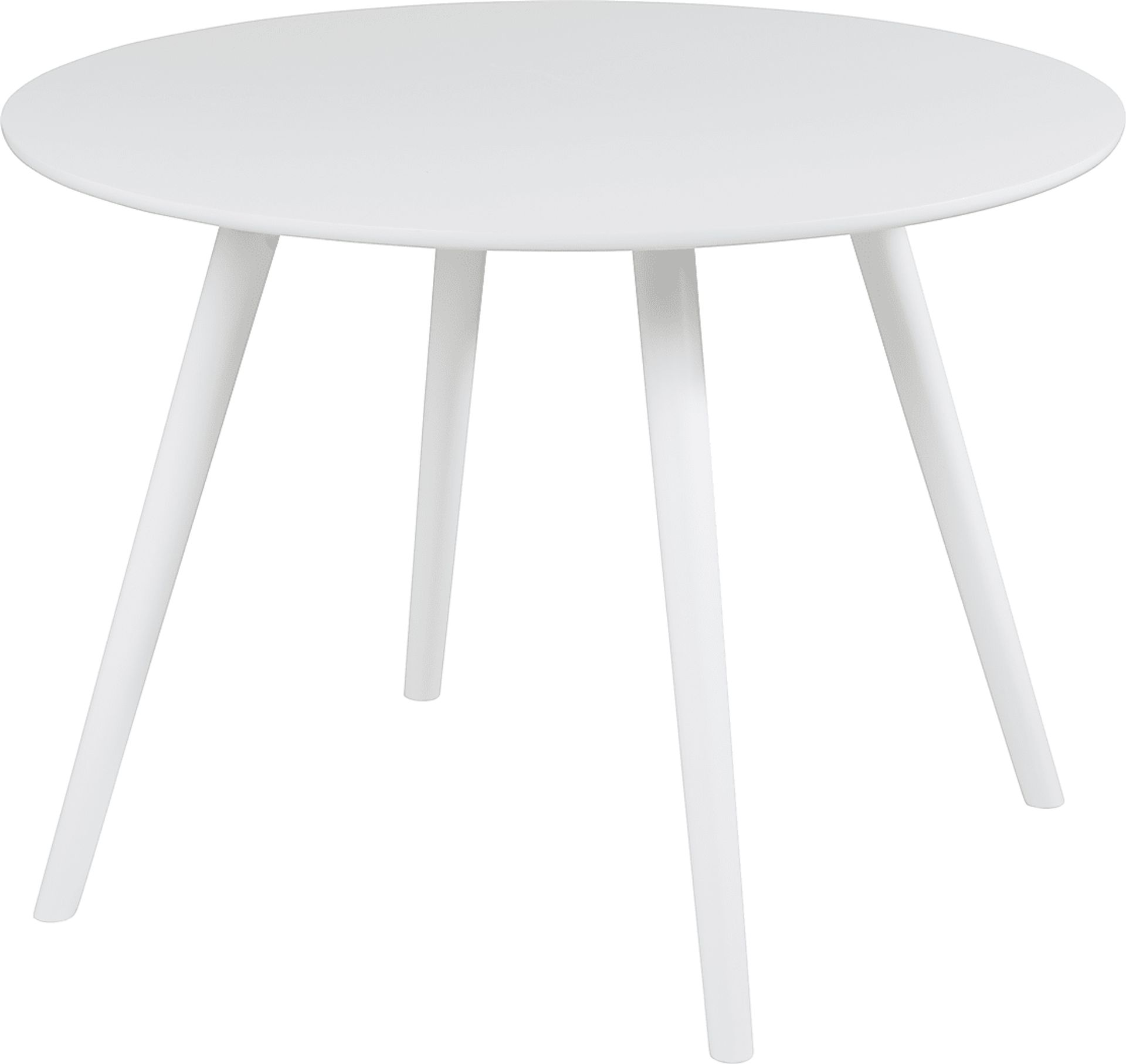 Elgen White Round Dining Table - Image 1