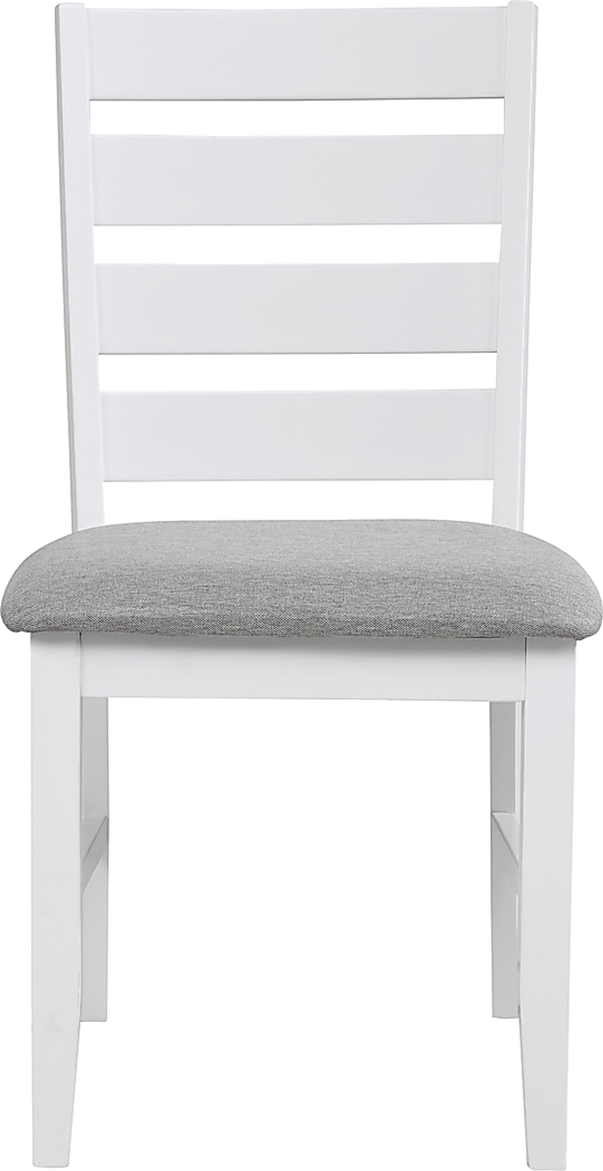 Elgen White 5 Pc Round Dining Set - Image 4