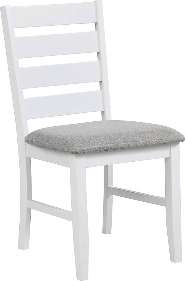 Elgen White 5 Pc Round Dining Set - Thumbnail - Image 3
