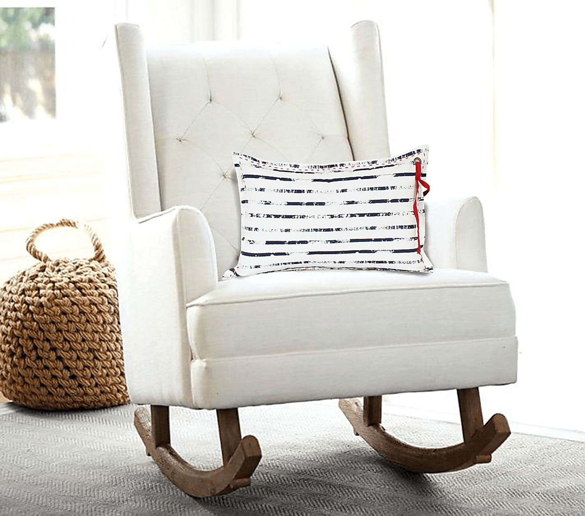 Elgine White Accent Pillow - Image 6