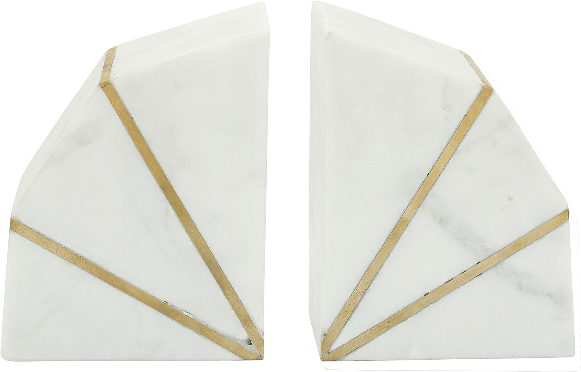 Elginwoods White Bookends - Image 2