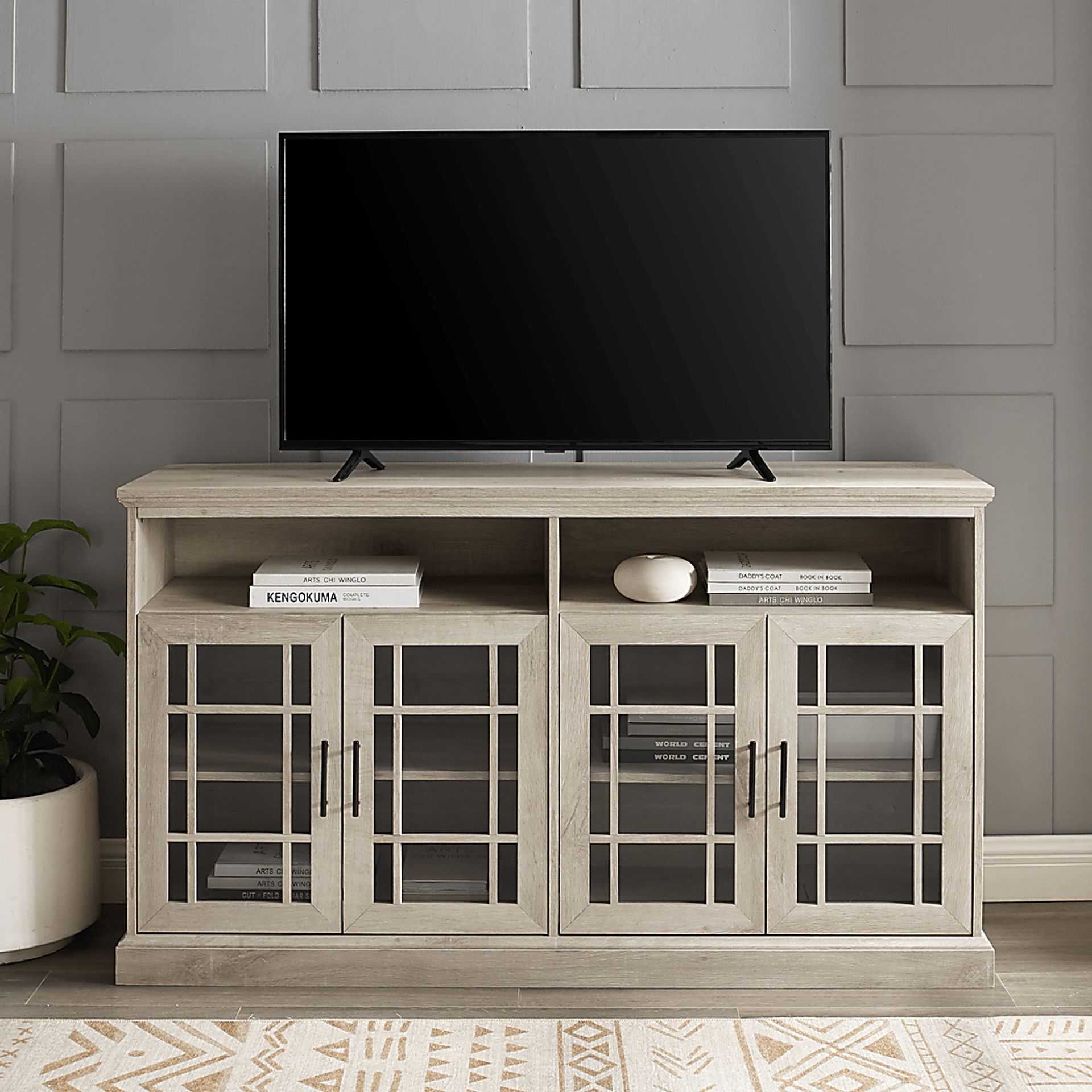 Elgywood White 58 in. Console - Image 6