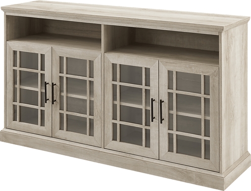 Elgywood White 58 in. Console