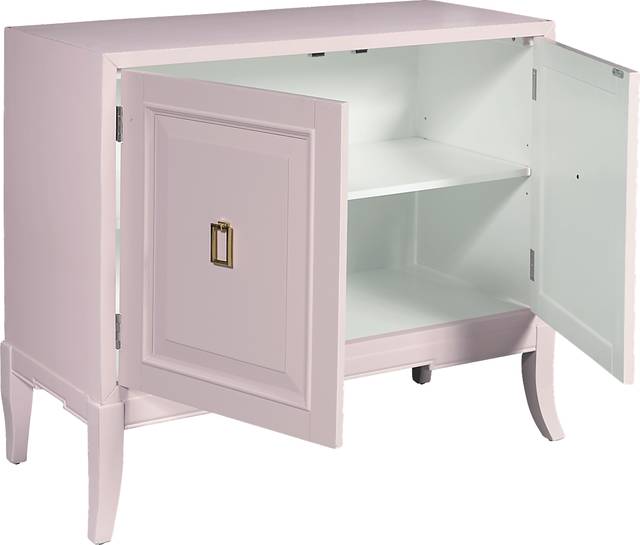 Eli Square Pink Accent Cabinet - Thumbnail - Image 2