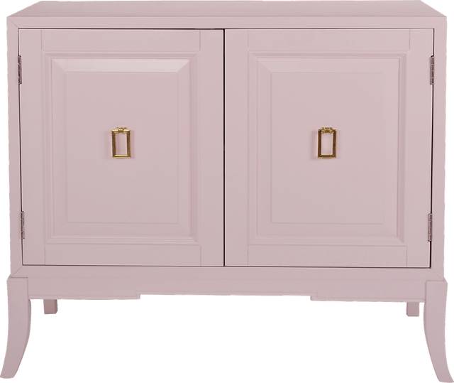 Eli Square Pink Accent Cabinet - Thumbnail - Image 3