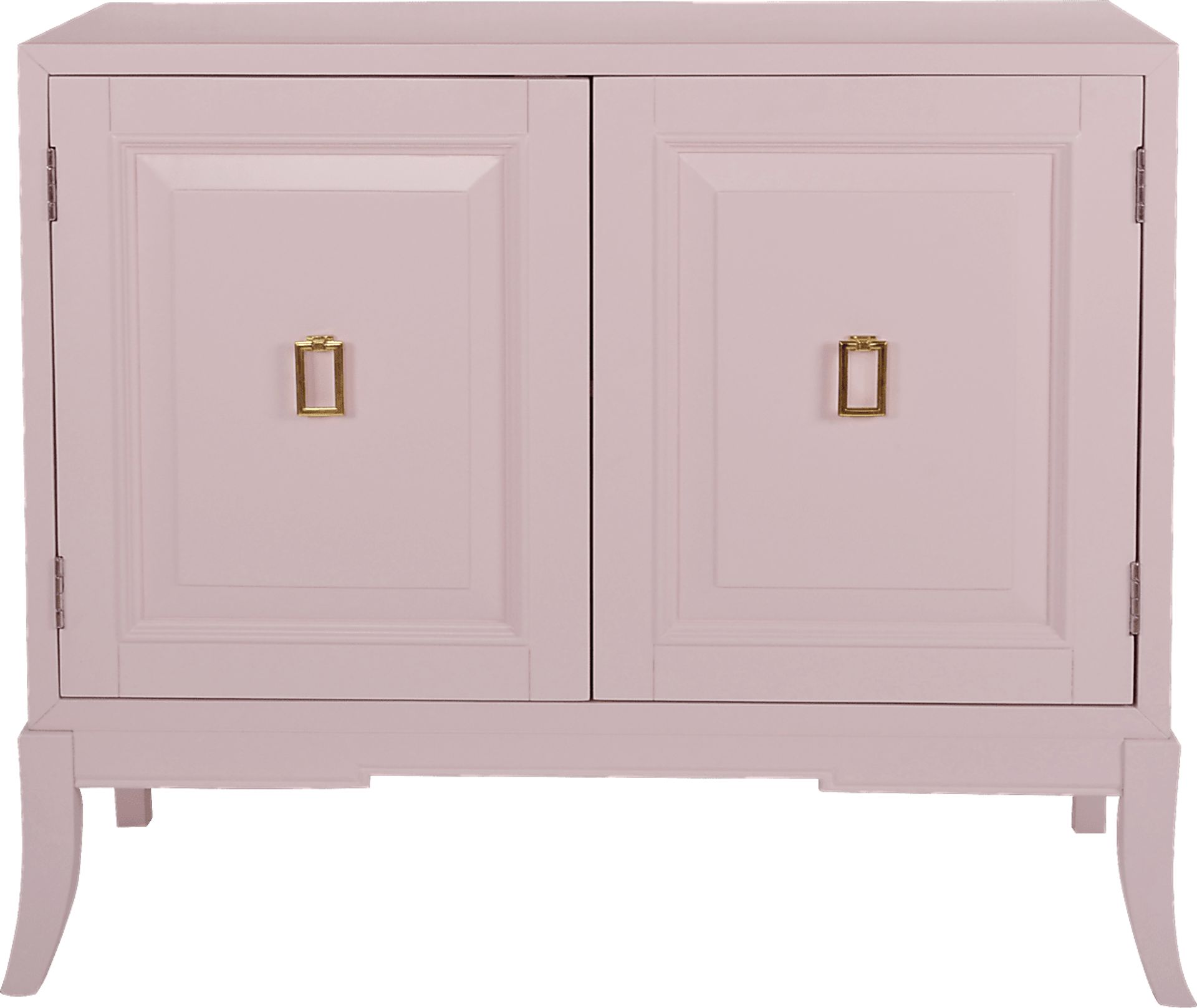 Eli Square Pink Accent Cabinet - Image 3
