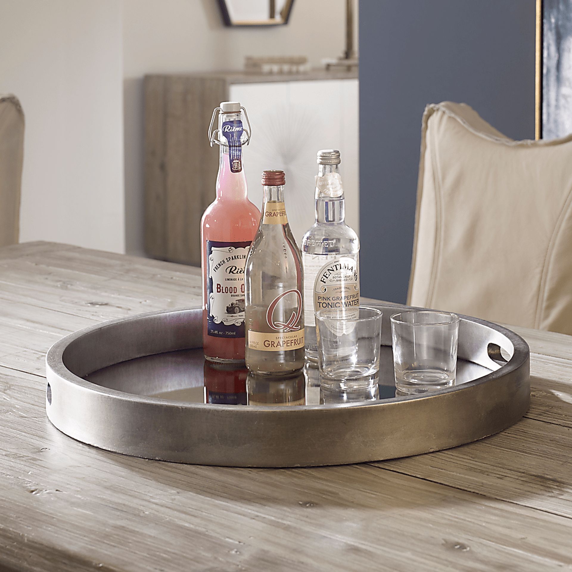 Eliam Silver Decor Tray - Image 4