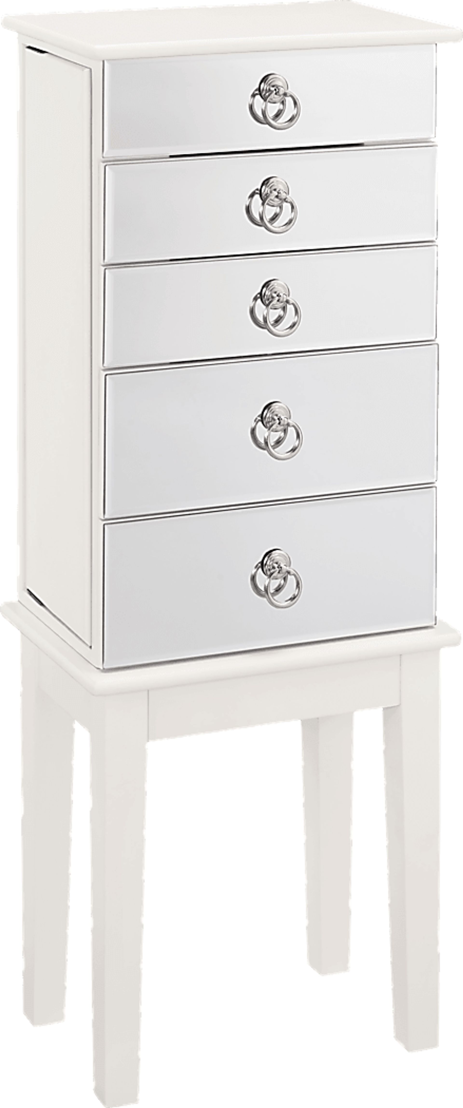 Eliander White Jewelry Armoire - Image 1