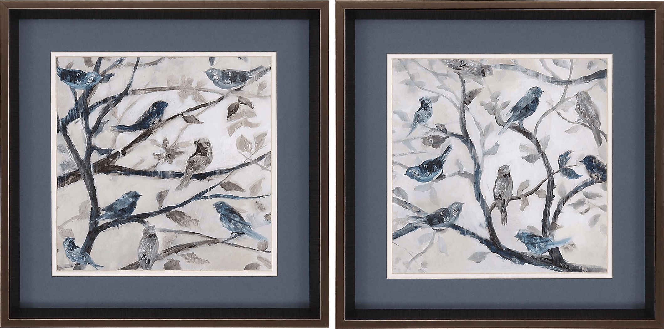 Elianto Blue Artwork, Set of 2