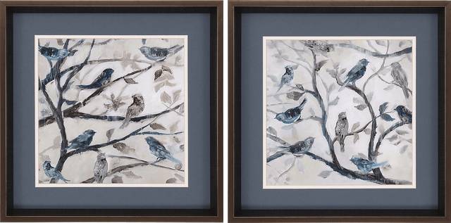 Elianto Blue Wall Art Set of 2 - Thumbnail - Image 1