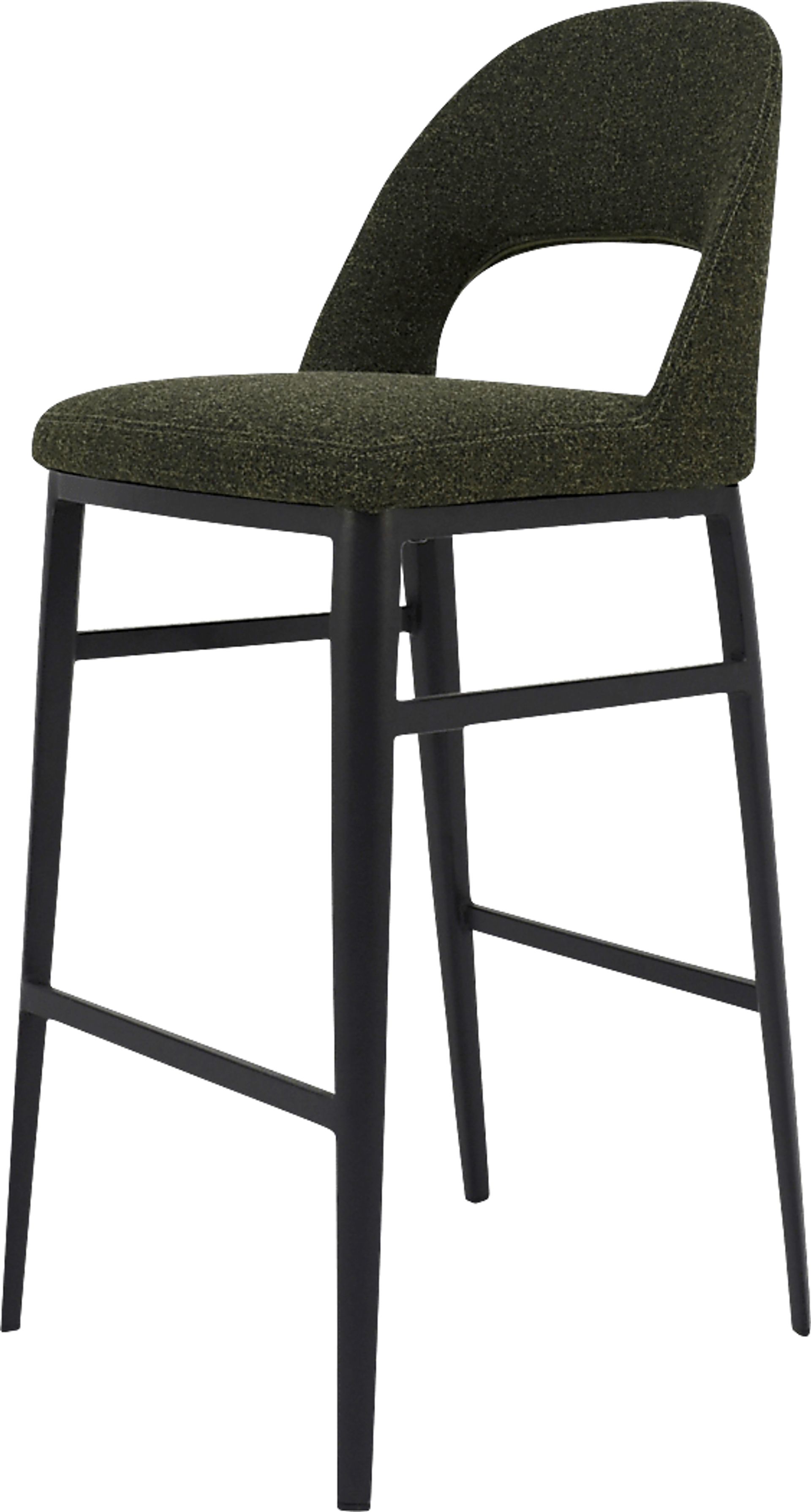 Elias Court Dark Green Barstool - Image 2