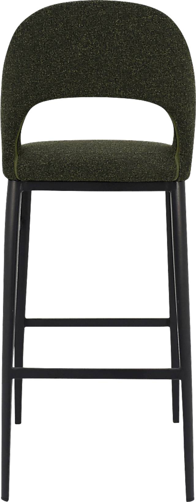 Elias Court Dark Green Barstool - Thumbnail - Image 4