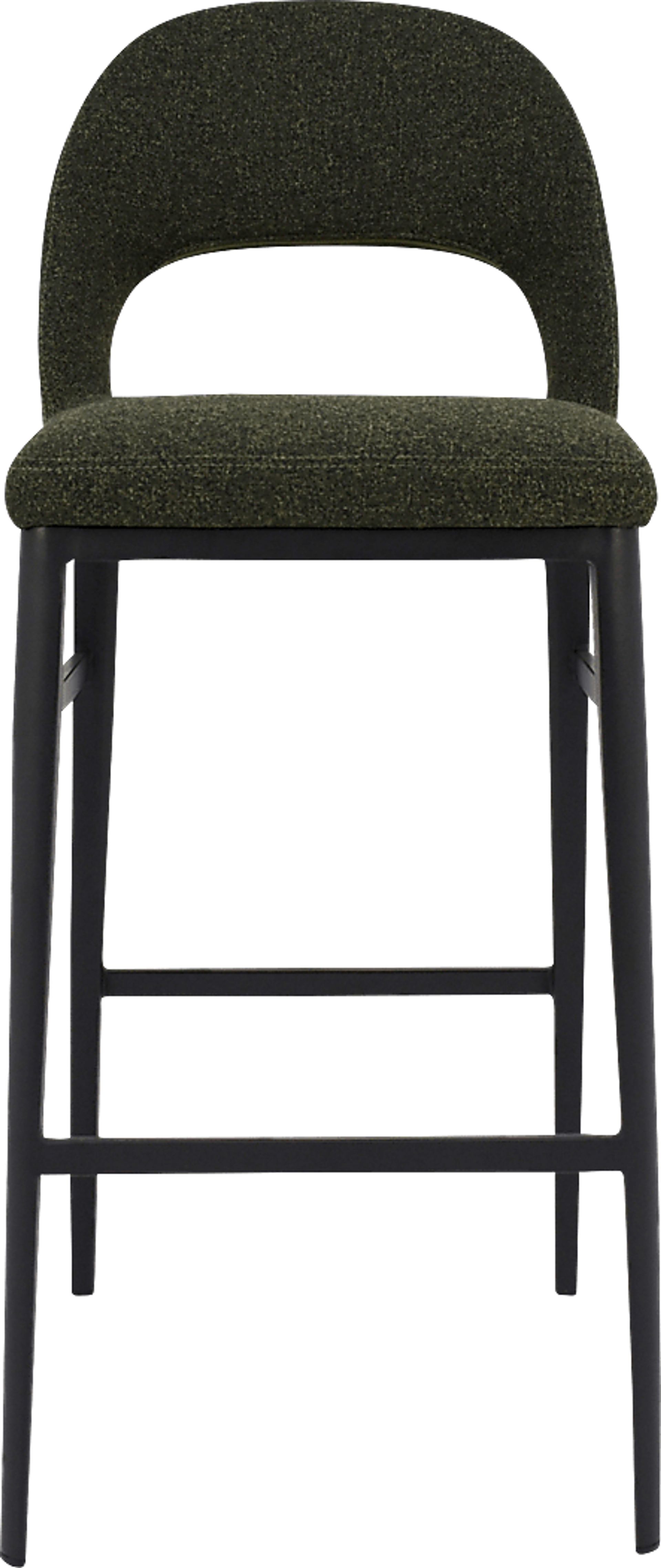 Elias Court Dark Green Barstool - Image 1