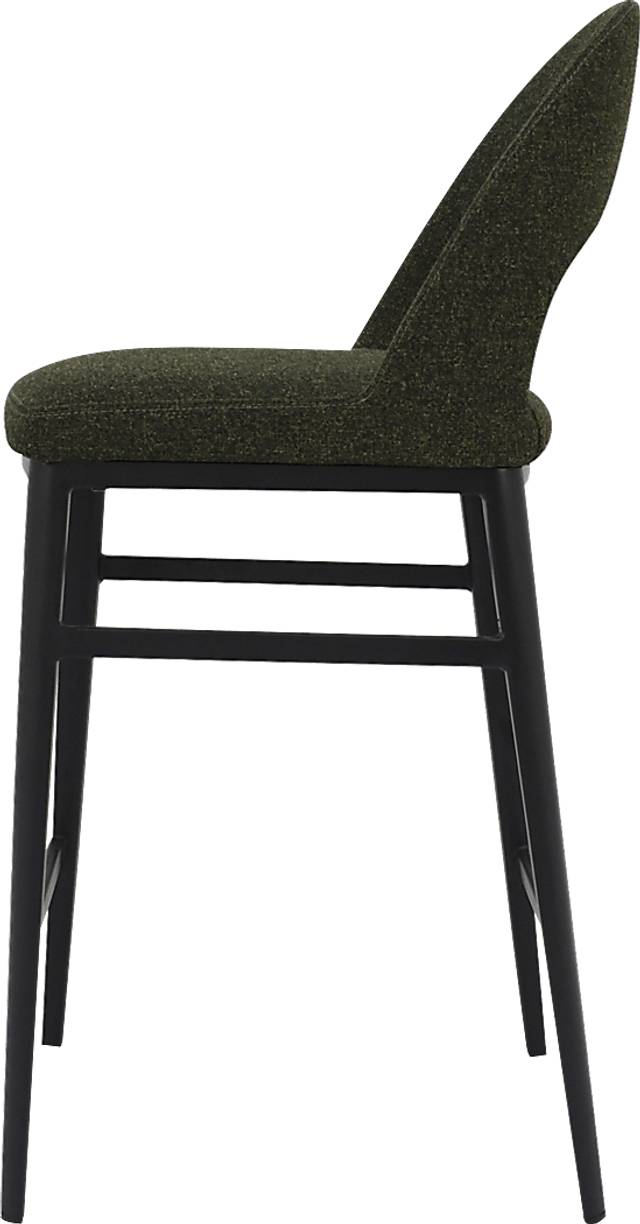 Elias Court Dark Green Counter Stool - Thumbnail - Image 3