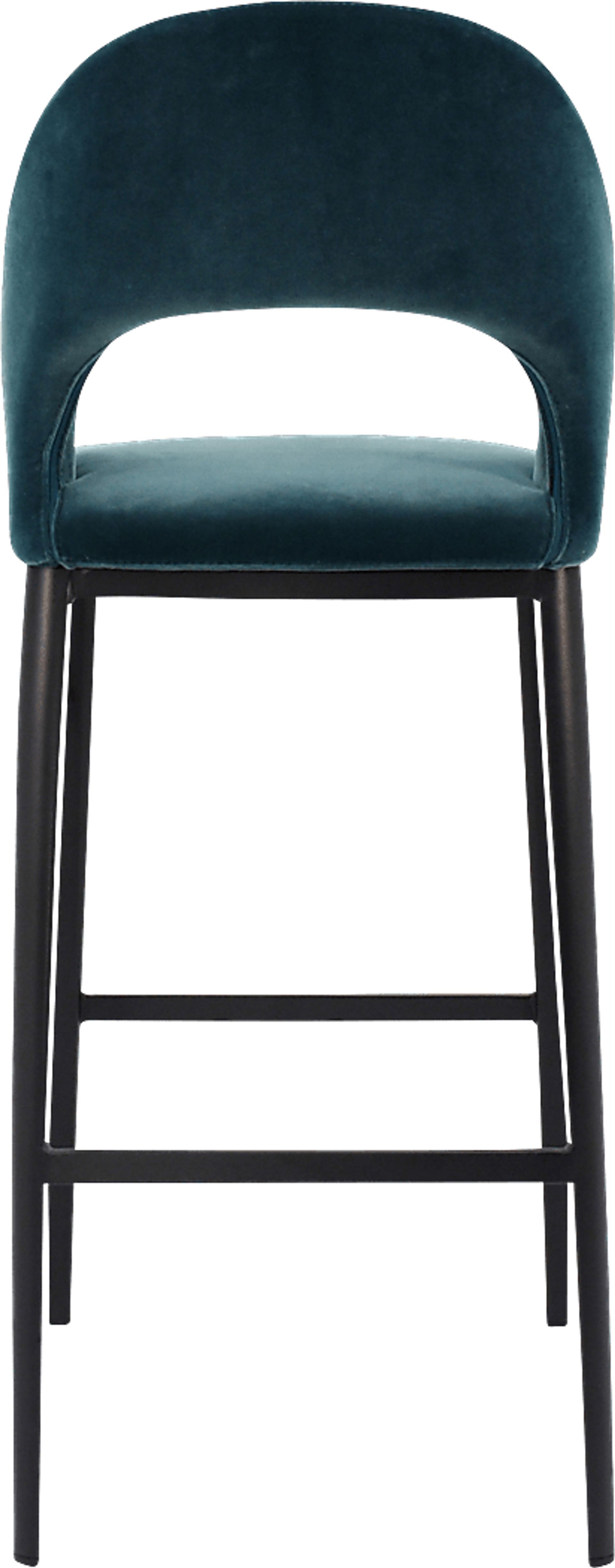 Elias Court Teal Barstool - Image 4
