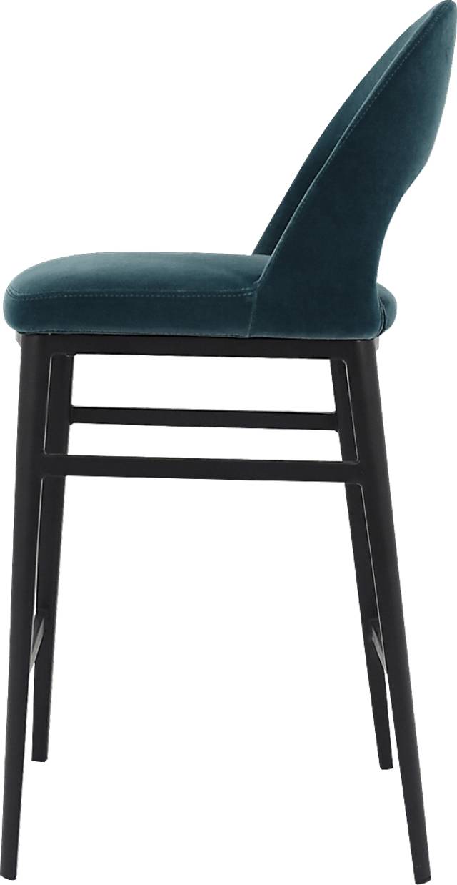 Elias Court Teal Counter Stool - Thumbnail - Image 3