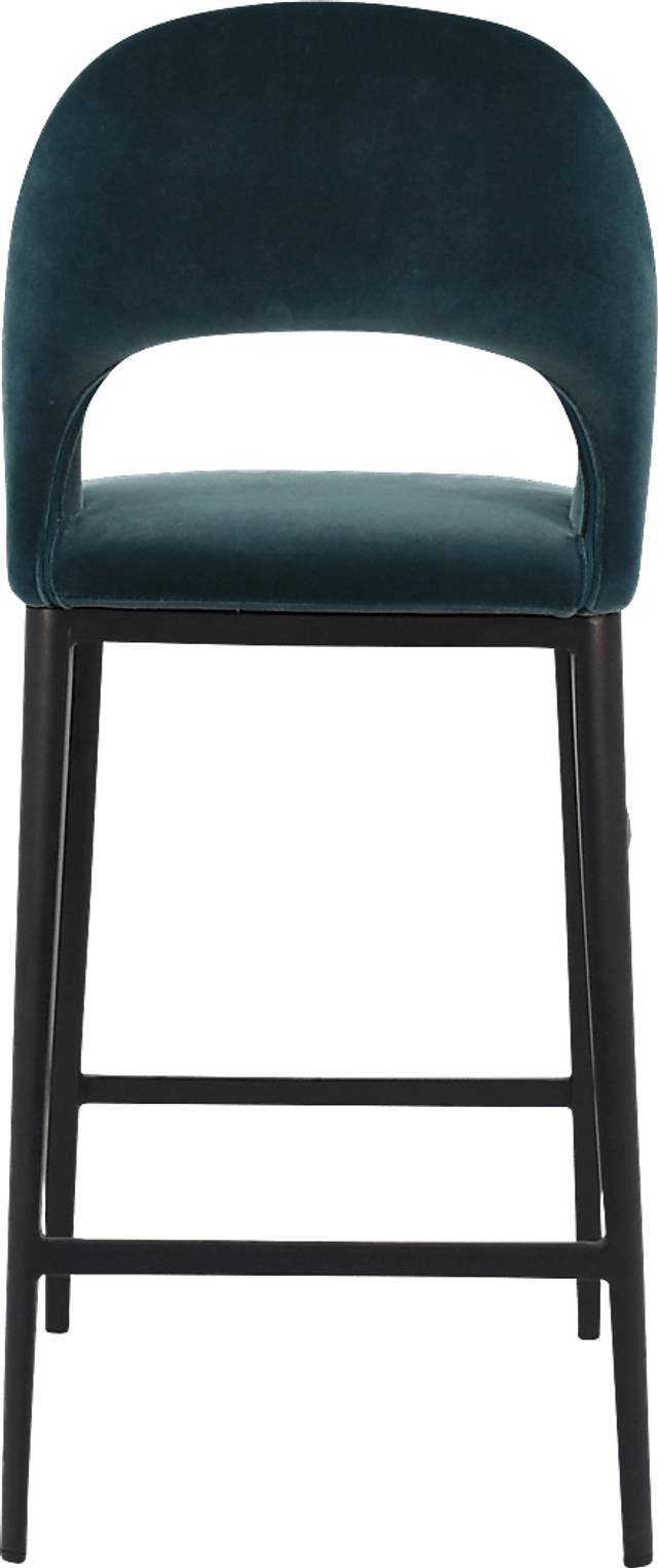 Elias Court Teal Counter Stool - Thumbnail - Image 4