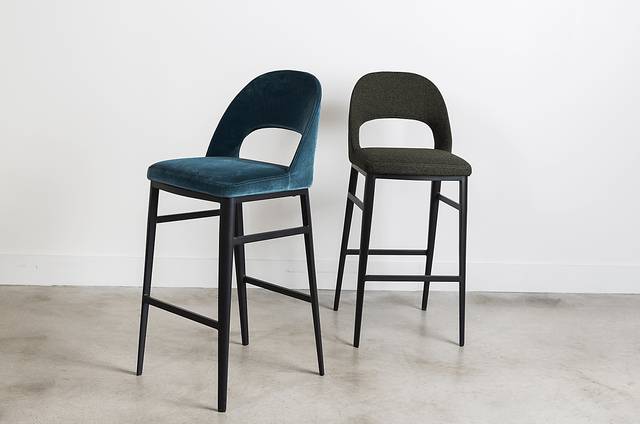 Elias Court Teal Counter Stool - Thumbnail - Image 6