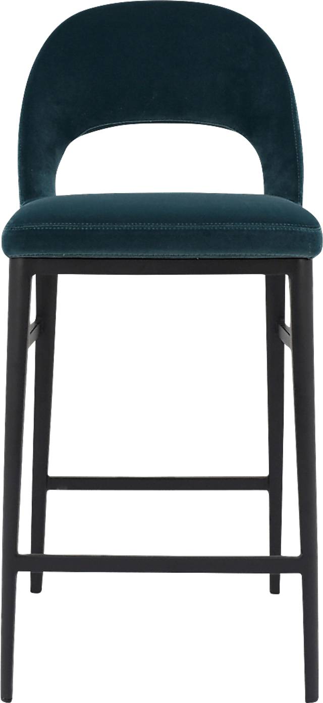 Elias Court Teal Counter Stool - Thumbnail - Image 1