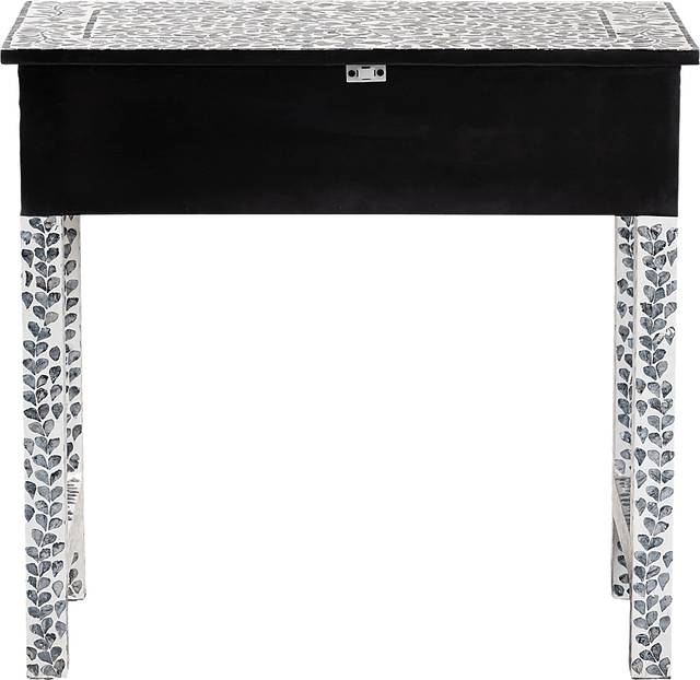 Eliasony White and Black Console Table - Thumbnail - Image 7