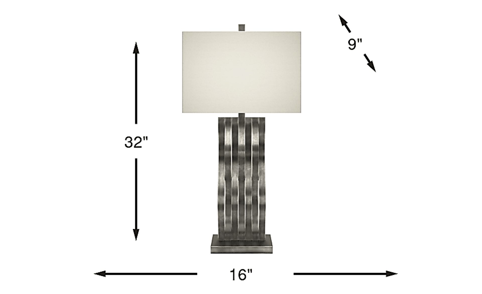 Dimension Image. Please refer to the Dimension Tab on this page for dimension details.