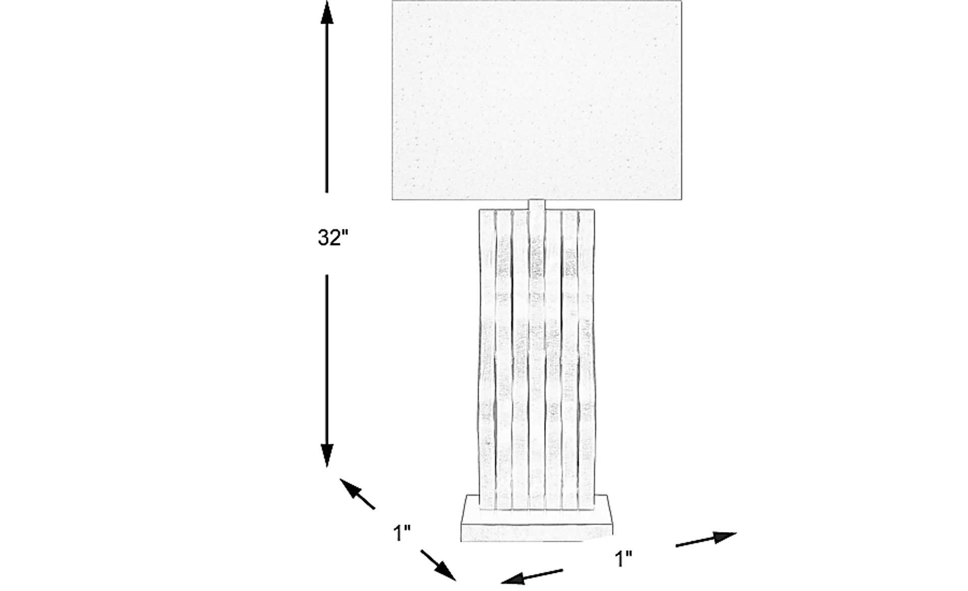 Dimension Image. Please refer to the Dimension Tab on this page for dimension details.