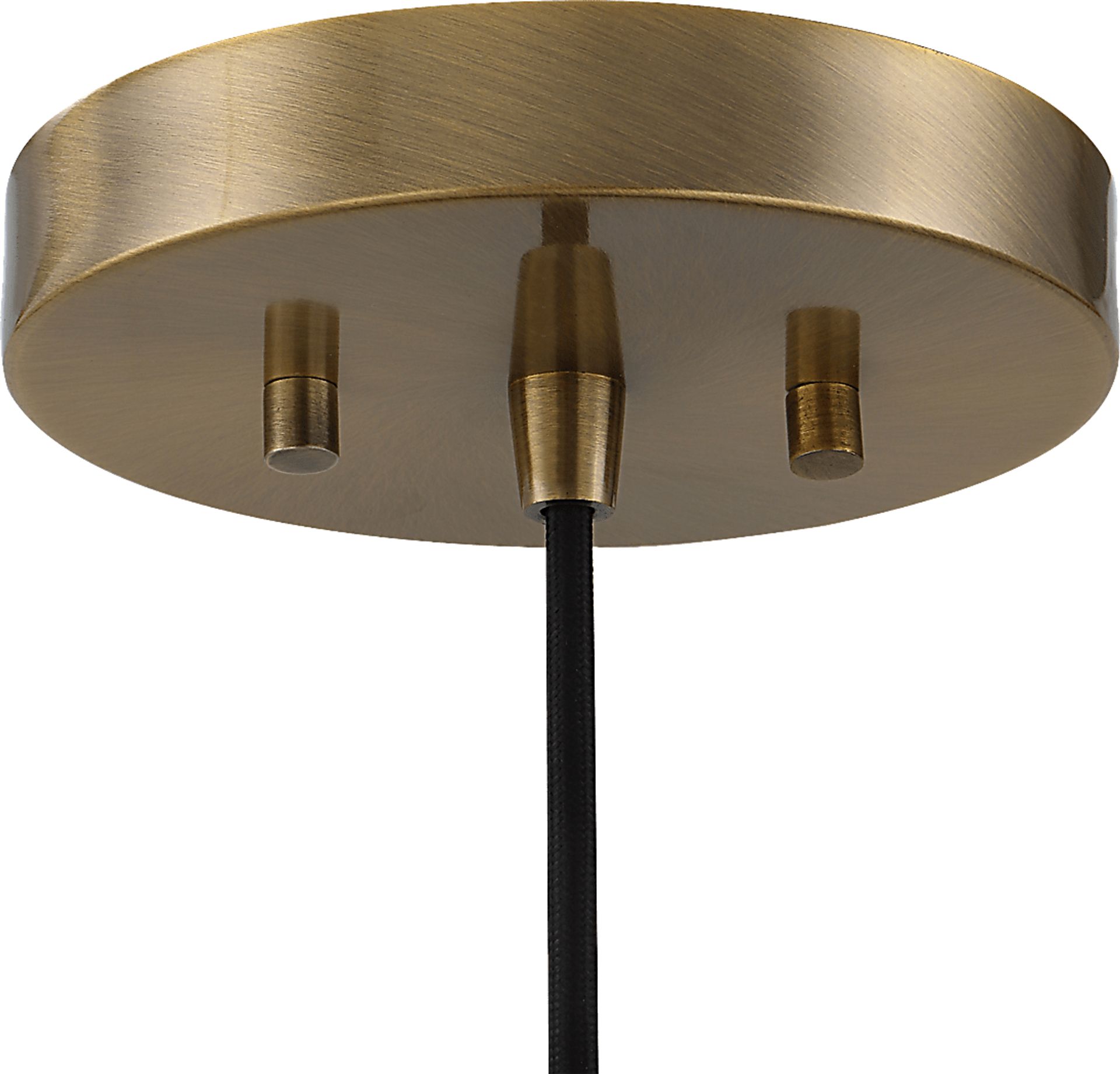 Elijah Drive Brass Pendant - Image 4