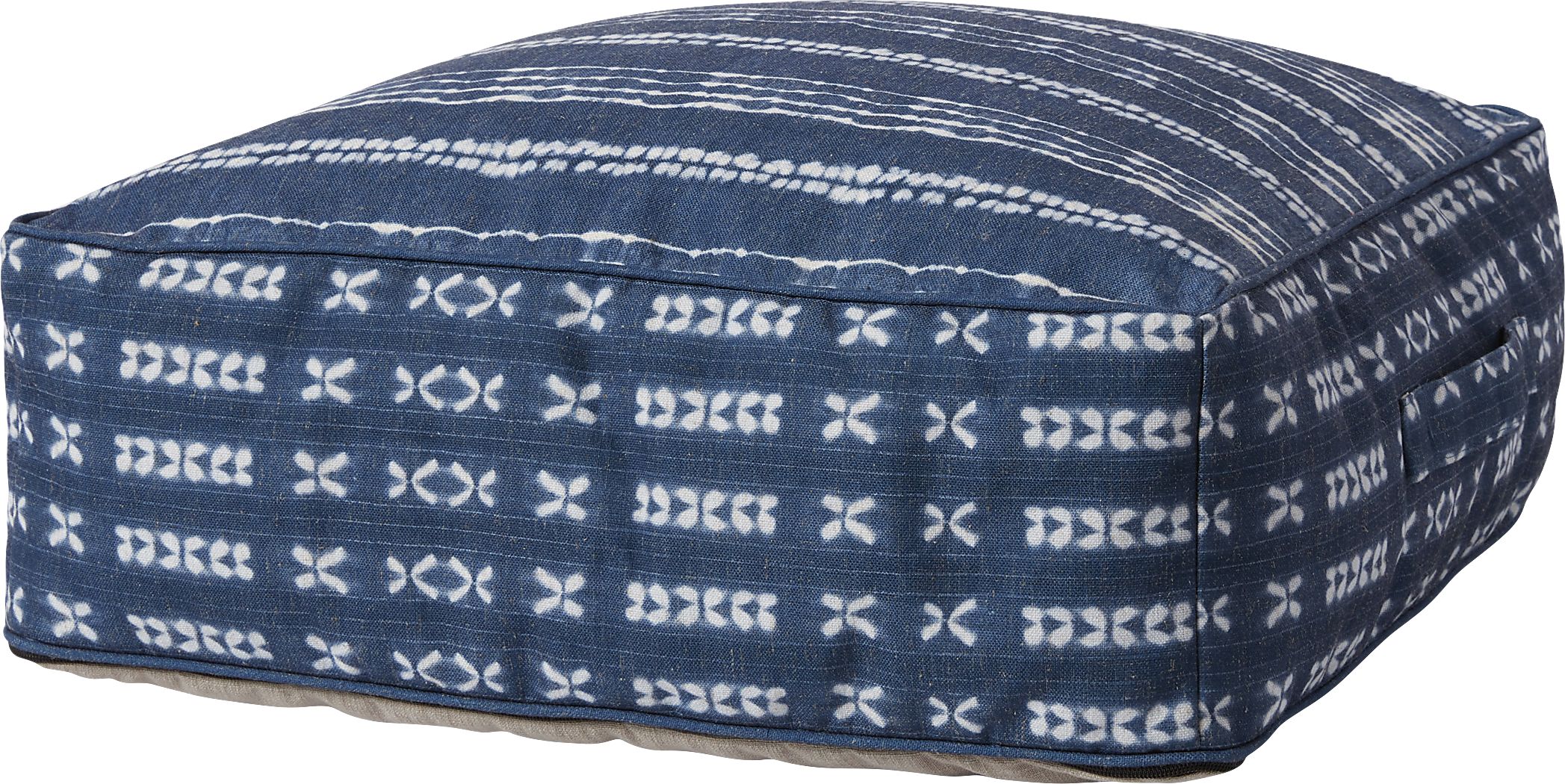 Elim Blue Extra Large Pouf