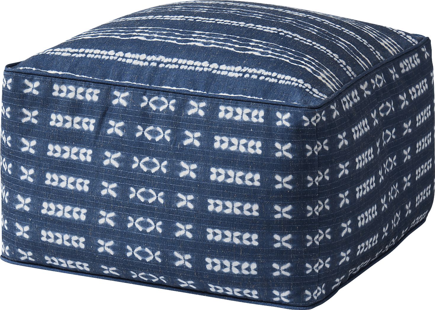 Elim Blue Large Pouf