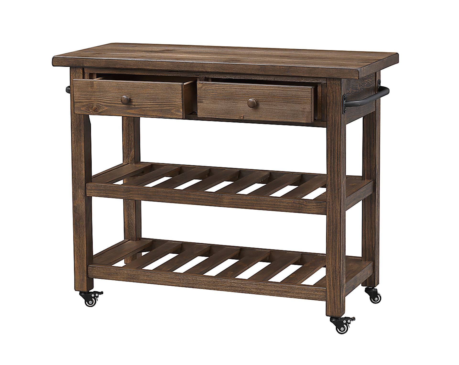 Elinas Brown Kitchen Cart - Image 3