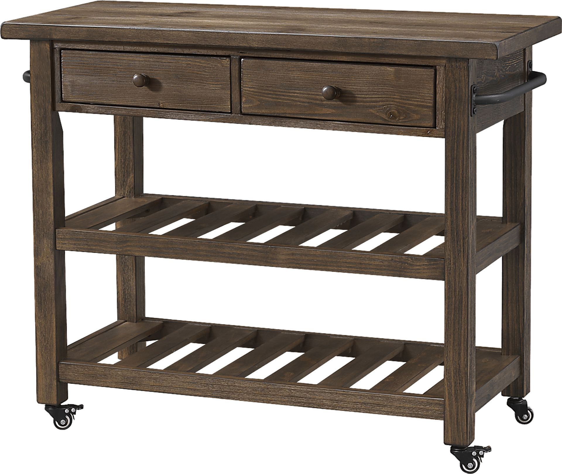 Elinas Brown Kitchen Cart - Image 1