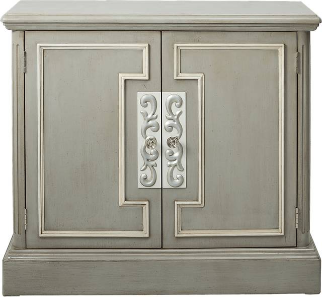 Elinore Gray Accent Cabinet - Thumbnail - Image 1