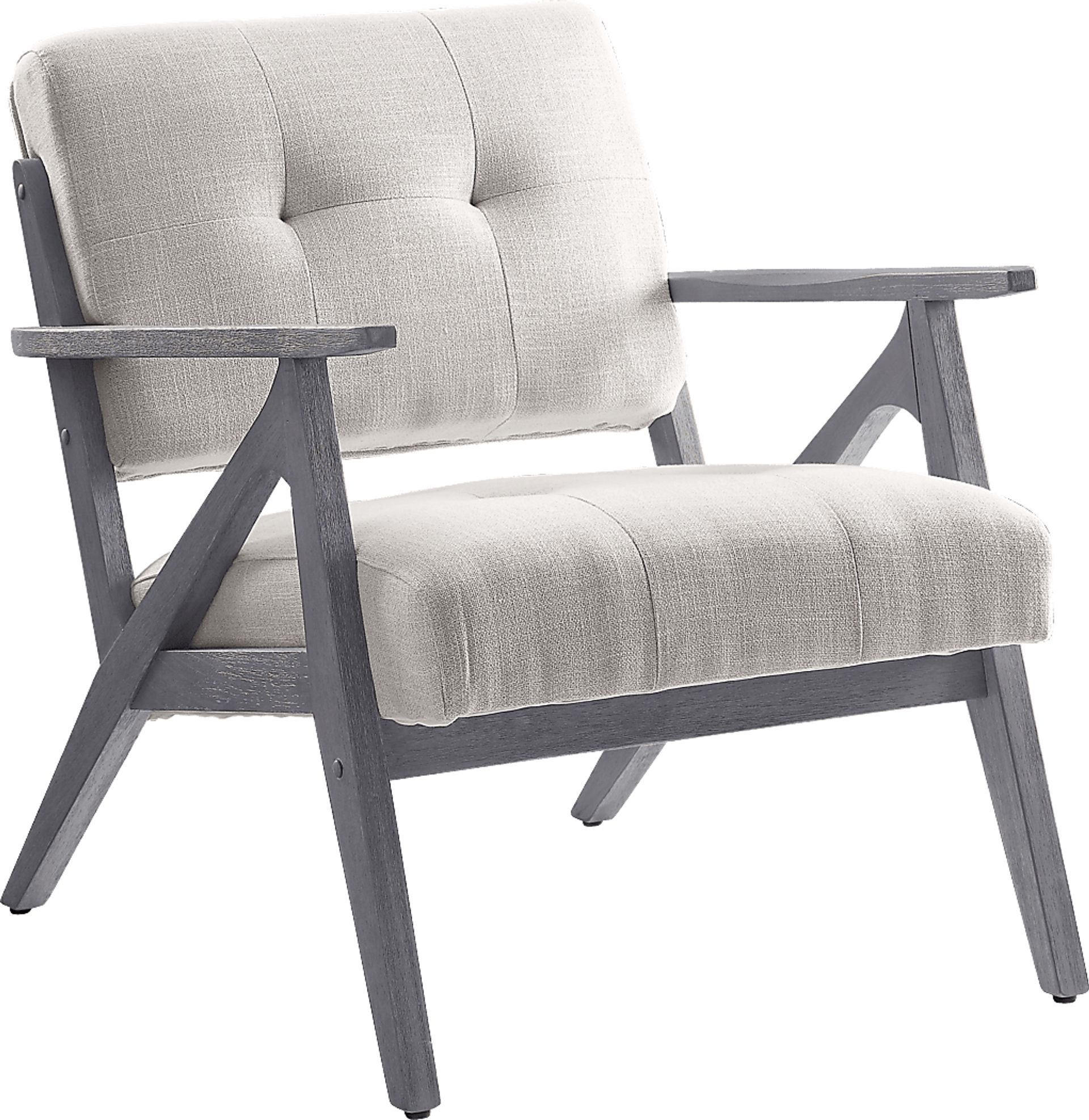 Eliona II Cream Accent Chair - Image 1
