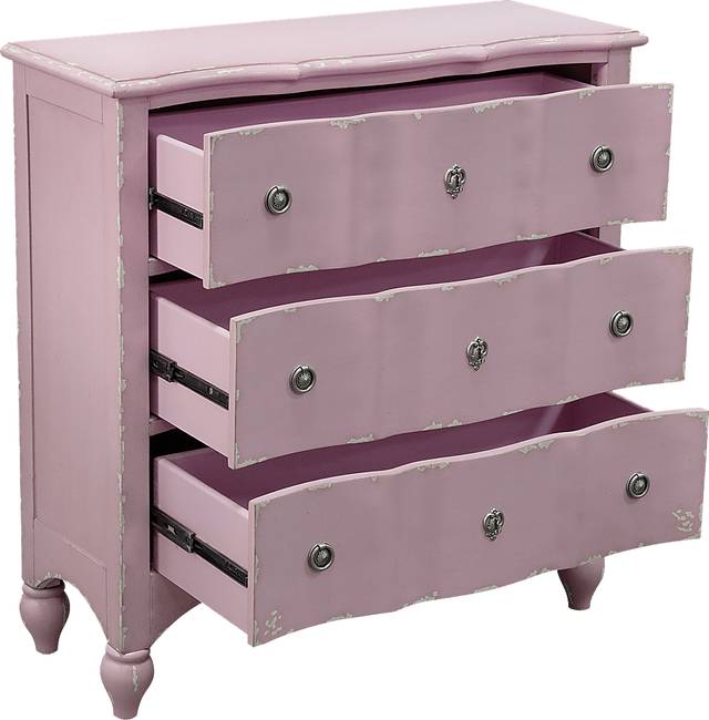 Elise Road Pink Accent Cabinet - Thumbnail - Image 2