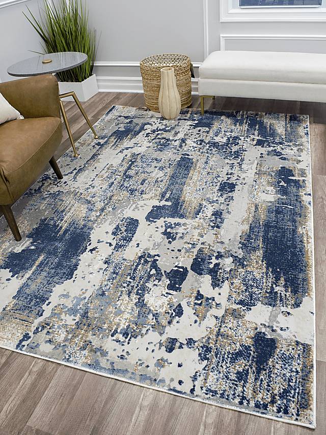 CosmoLiving By Cosmopolitan Elisha Ivory 5'3 x 7' Rug - Thumbnail - Image 4
