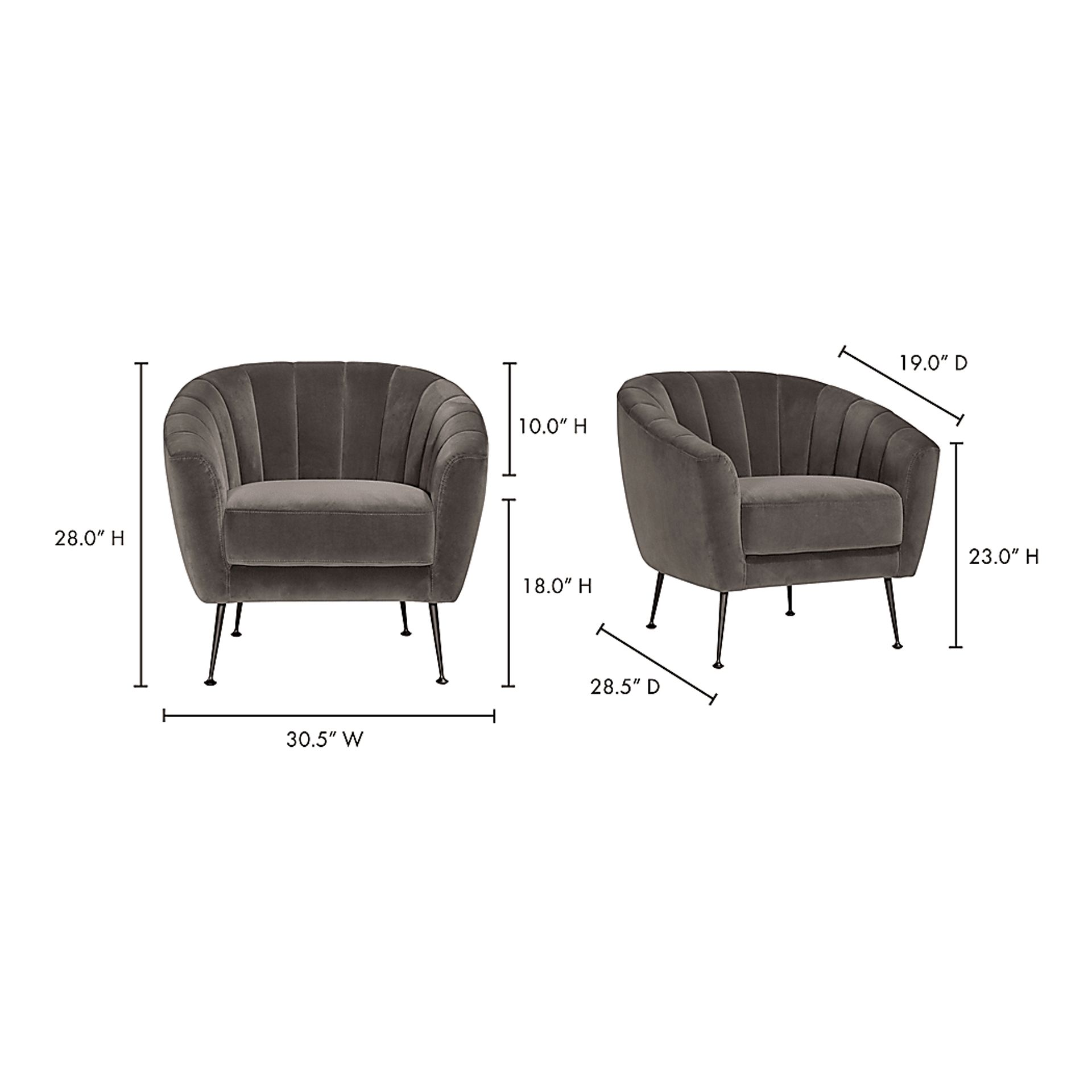 Elivo Gray Accent Chair - Image 11