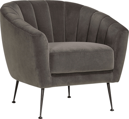 Elivo Gray Accent Chair