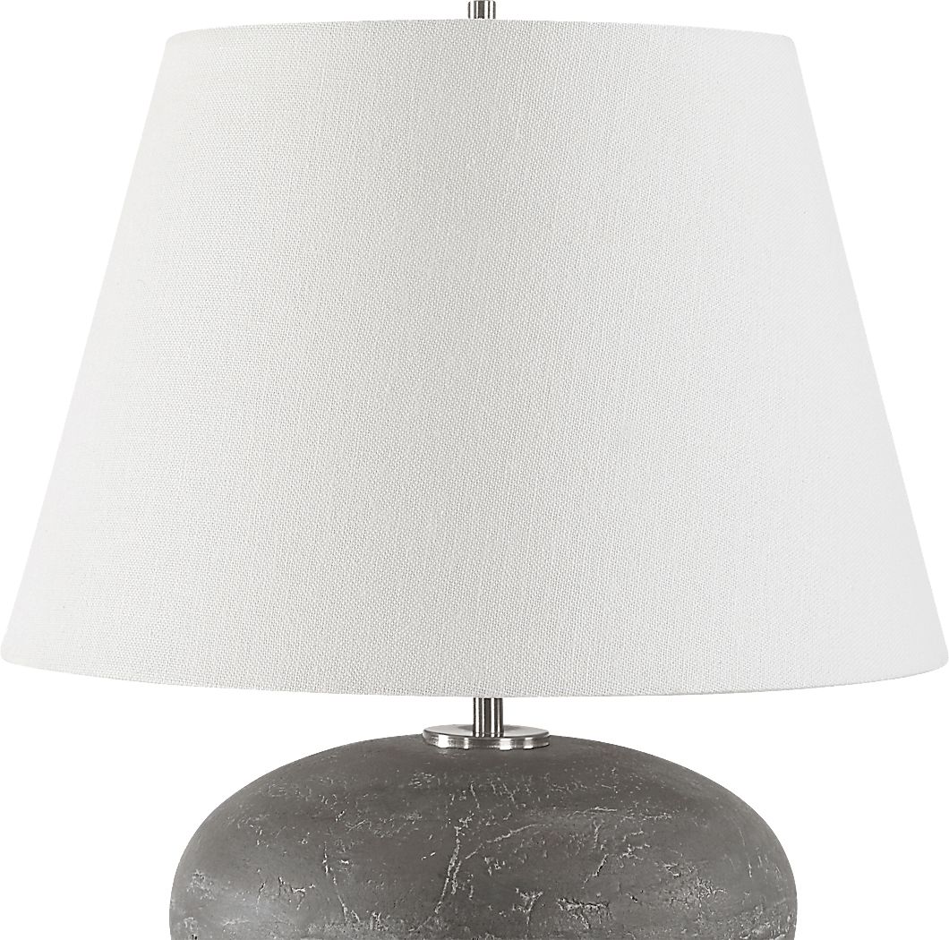 Eliza Hollow Charcoal Lamp - Thumbnail 4