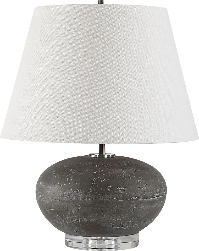 Eliza Hollow Charcoal Lamp