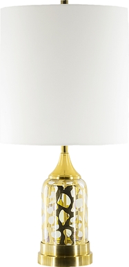 Elizabeth Lane Gold Lamp